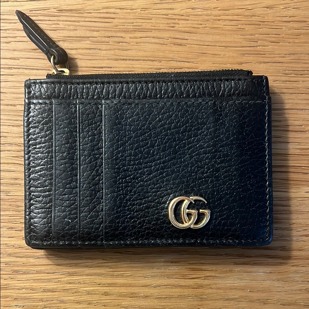 Gucci Black Leather Card Holder